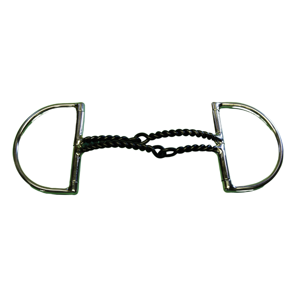 D Ring Double Twisted Wire With Deep Curve | EquuSport Custom Saddlery